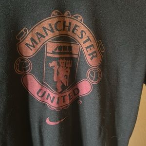 Nike Manchester United soccer, ladies T shirt L